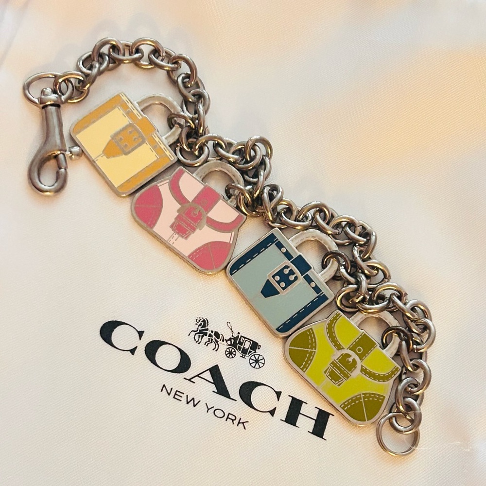 Coach Purse Charm Bracelet - Picture 7 of 9